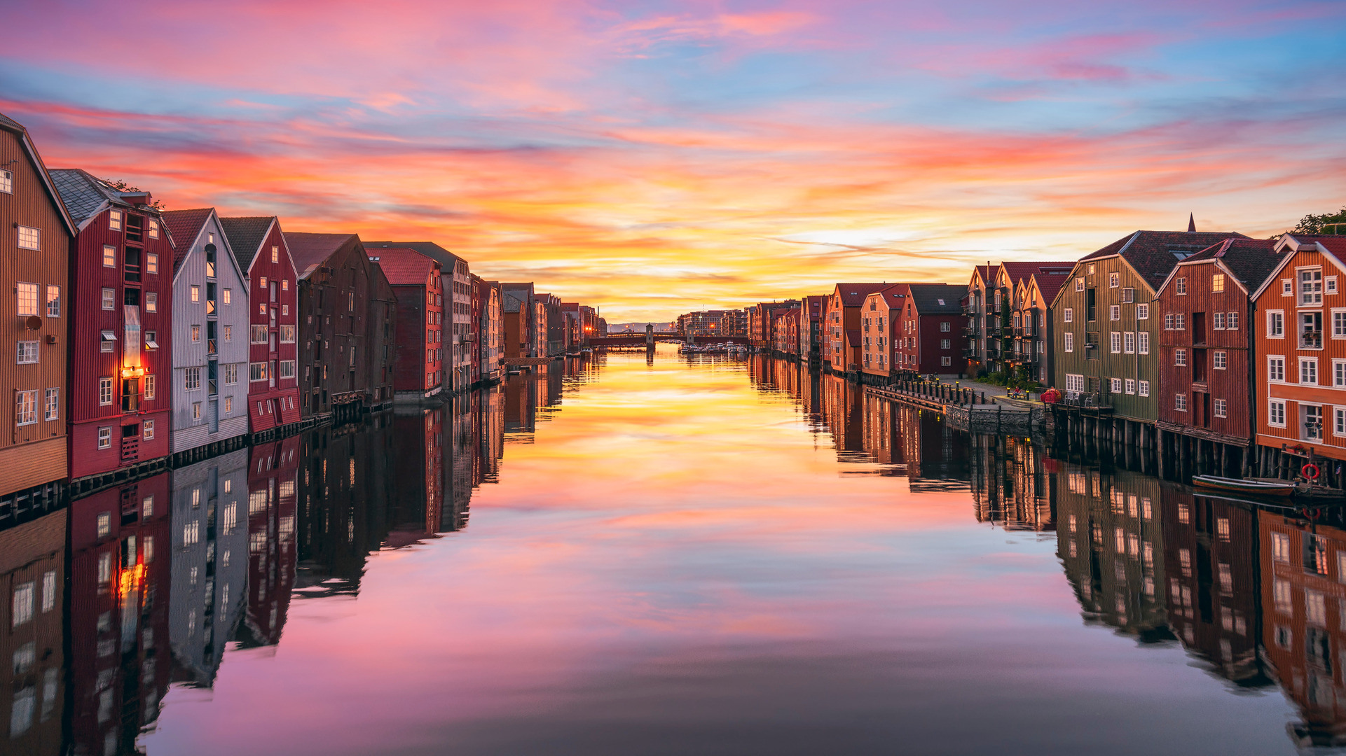 BIlde av NIdelava i Trodnheim